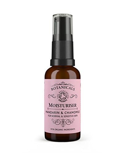 Botanicals Gentle Face Moisturiser - Mandarin & Chamomile, Balancing Daily Moisturising Lotion for Normal, Sensitive and Problem Skin, 100% Natural & Certified Organic Ingredients (30ml)