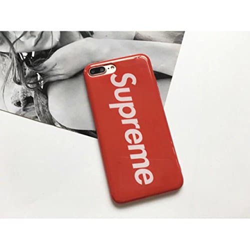 iPhone 6/6s 4.7" Case, Slim Supreme Logo Protective Premium Soft TPU Grippy Case for Apple iPhone 6 and iPhone 6s (Red)