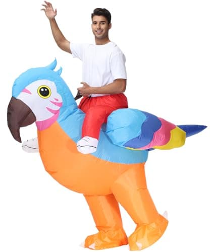 Adult Parrot Costume Inflatable Parrot Fancy Dress Costume Halloween Inflatable Costumes for Adults