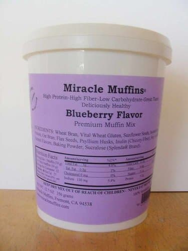 Miracle Muffins Mix - Blueberry - Make 12/36 muffins - Xylitol