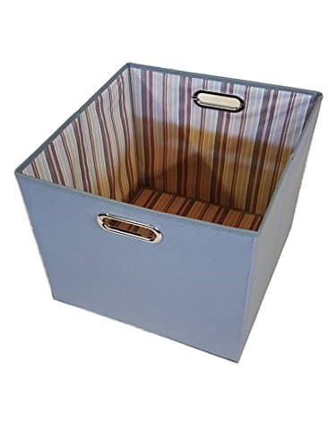 Heather Grey 11X13X13 Folding Storage BIN ALEXI RICCI Storage with Style