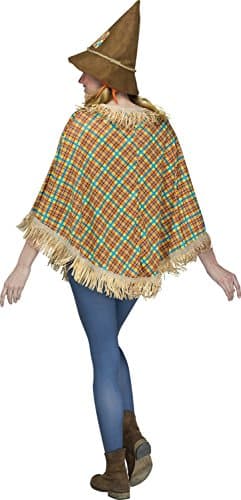 Fun World Sweet Scarecrow Adult Poncho