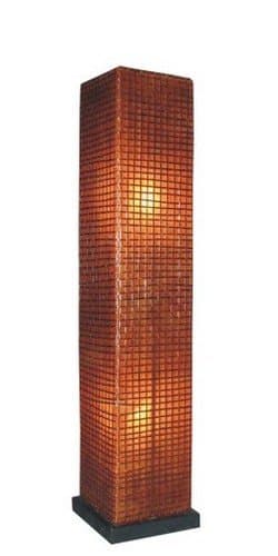 Hillsboro-631B Hillsboro Tribal Moroccan Transitional Indoor Floor Lamp, Brown