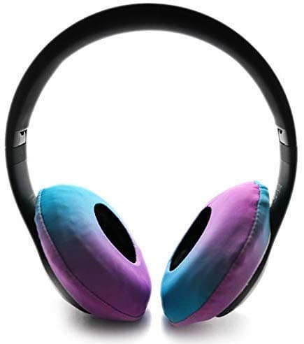 Sweat Protecting Washable Headphone Covers - Protect All Headphones - Makeup Resistant - Gym Workout, Gamer, DJ Headphones (Large)