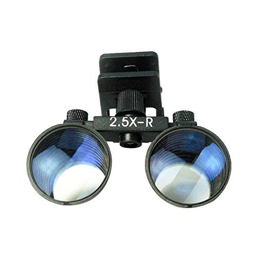 Clip on Surgical Loupes 2.5X 3.5X Binocular Eyeglasses Magnifying Glass (2.5X)