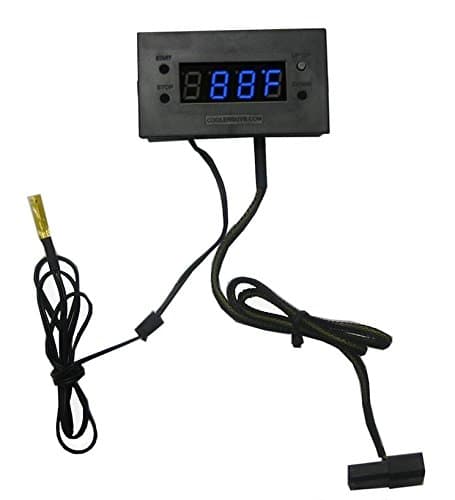 Thermal Monitor with Digital LED Display (4pin Molex Powered (12v))