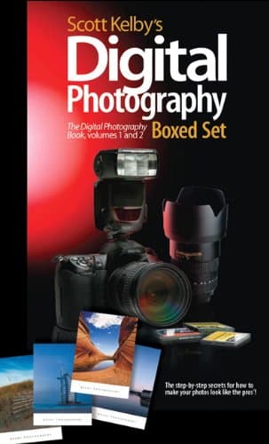 Scott Kelby's Digital Photography Boxed Set: The Step by Step Secrets for How to Make Your Own Photos Look Like the Pro's; Volumes 1 and 2