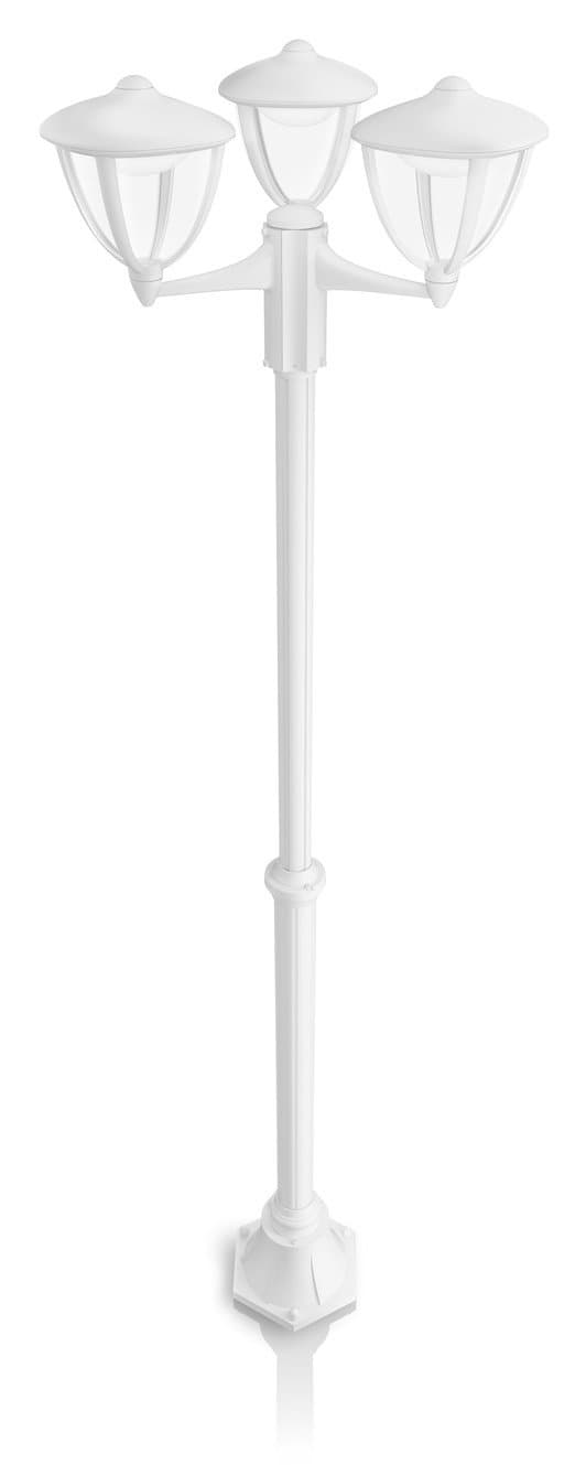 Philips myGarden Robin Outdoor LED Trio Post Light (3 x 4.5 W Integrated LED, IP44 Weatherproof), White