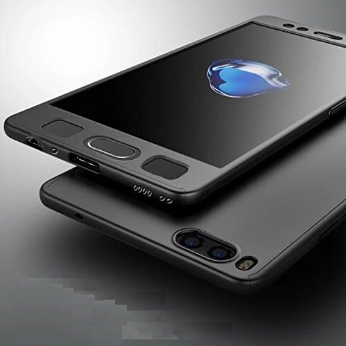 ANVIKA Xiaomi Mi A1 iPaky 360 Degree Protection Front & Back Case Cover With Tempered Glass (Black)