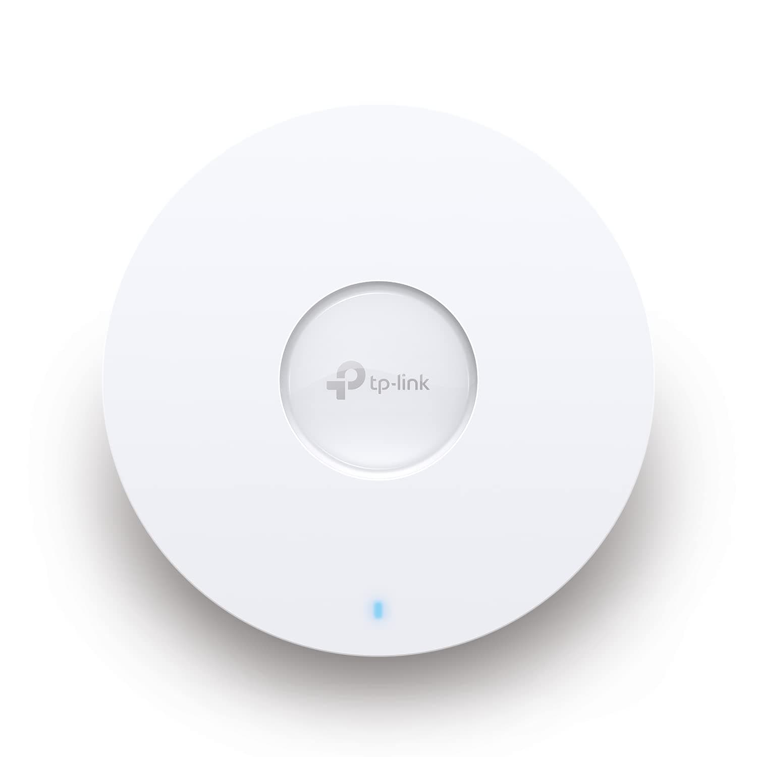 TP-Link TP Link EAP653 Omada True WiFi 6 AX3000 Wireless Gigabit Ceiling Mount Access Point Mesh, OFDMA, Seamless Roaming, HE160 & MU MIMO SDN Integrated Cloud Access & Omada App PoE+ Powered, White