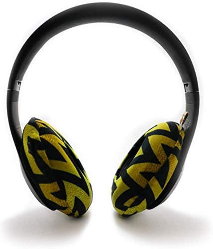 EarHugz® Sweat Protecting Washable Headphone Covers - Protect All Headphones - Makeup Resistant - Gym Workout, Gamer, DJ Headphones (Large)