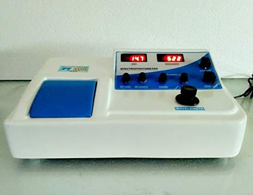 Manti Lab Digital Spectrophotometer Wavelength Range: 340-960 nm, Resolution Provision for 10 and 50 mm Path Length Cuvettes