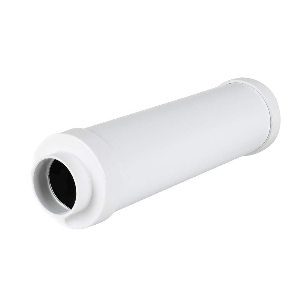ACCQP-01 Universal Muffler for Central Vacuum Systems, White