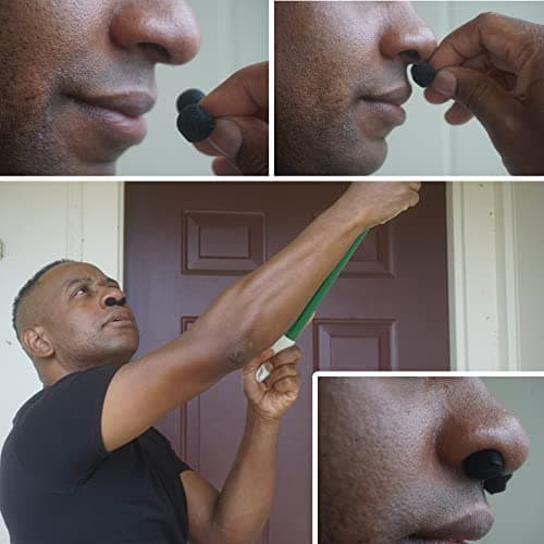 Anti-Dust Nose Protection - Personal Protective Facemask Added Protection - Dustproof Breathable Filters for Woodworking, Sanding Protection & Construction - Black (30 Pack)