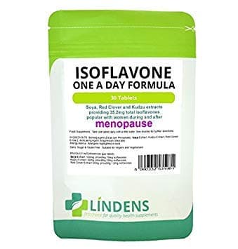 Lindens SOYA Isoflavone Red Clover 2-Pack 60 Tablets Isoflavones Kudzu Extract Natural