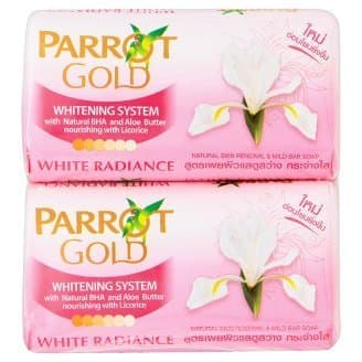: White Radiance Natural Skin Renewal & Mild Soap Bar 2.82 Oz. (Pack of 4) Made in Thailand