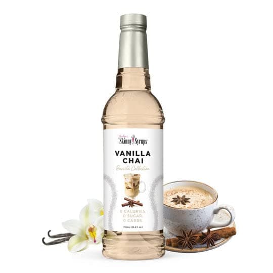 Jordan's Skinny Syrups Barista Collection Vanilla Chai Syrup 750ml | 0 Calories | 0 Sugar | 0 Carbs.
