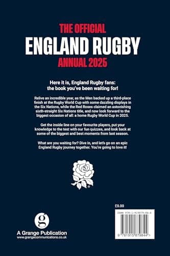 Official England Rugby Annual 2025