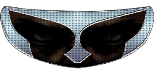 SkullSkins Removable Motorcycle Bike Helmet Visor Sticker - Gladiator