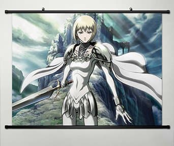 Claymore Home Decor Anime Wall Scroll Poster Fabric Painting Clare 23.6 X 17.7 Inches-019