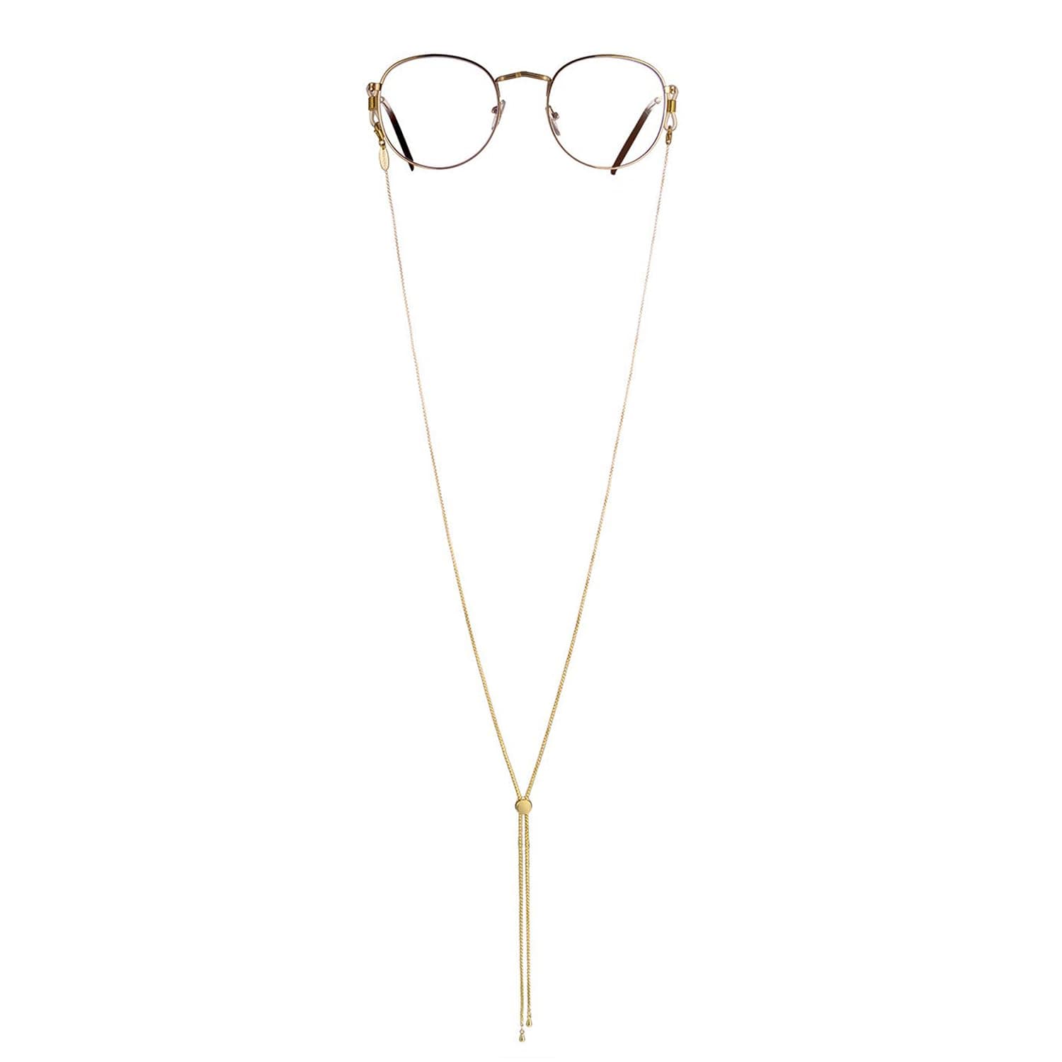 AllenCOCO Glasses Chain, Eyeglass Strap For Women Sunglasses - 14K Gold Eyeglasses Chain, Eye Glasses Holders Around Neck