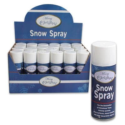 3 Snow Spray Cans - For Decoration of Christmas Trees -Glass Surfaces - Show- Windows -