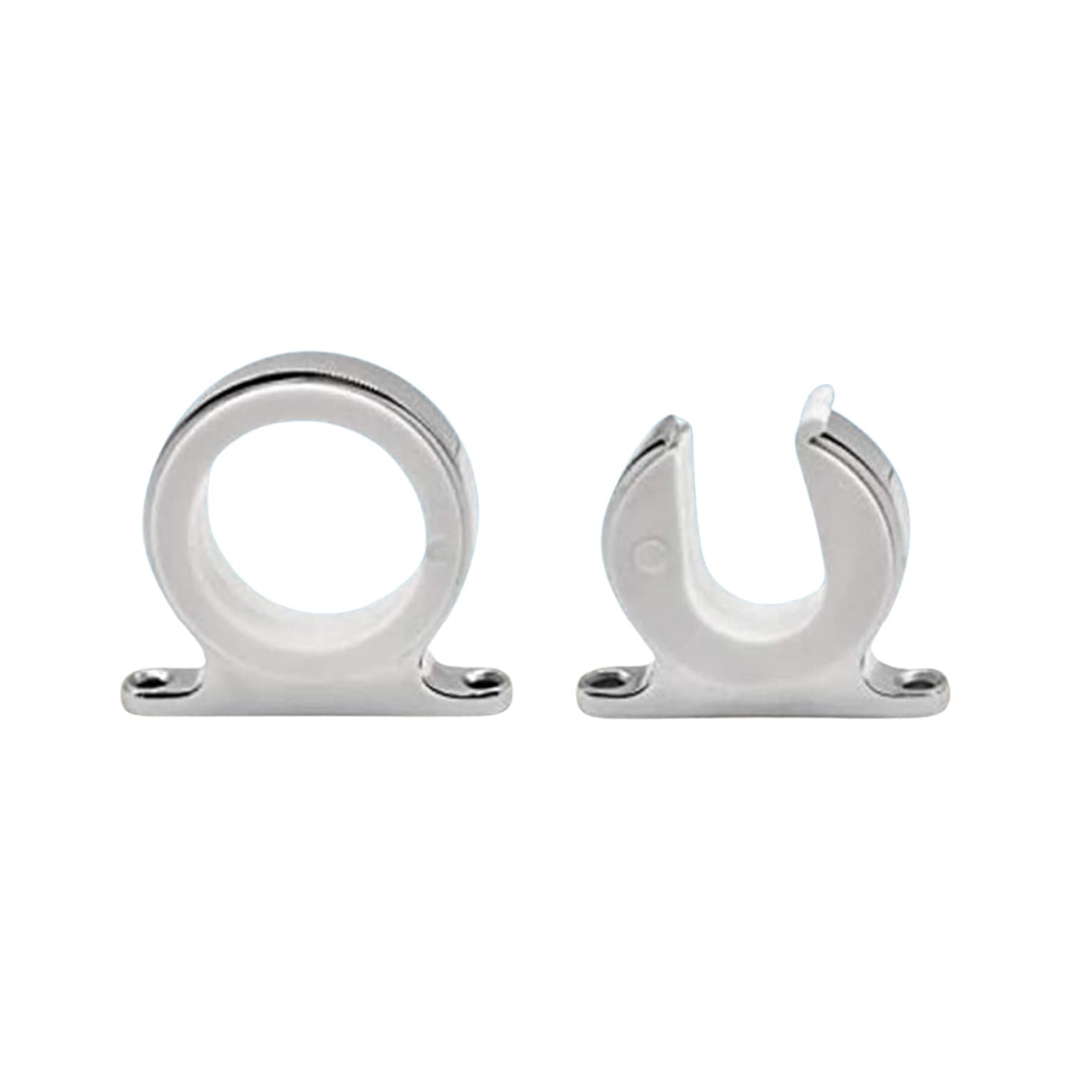 MARINE CITY Fishing Rod Storage Hanger Rack Holder, Aluminum, Strong & Durable Ideal for Boats, Vans, Cars, Marines, Hardware Accessories (Silver)