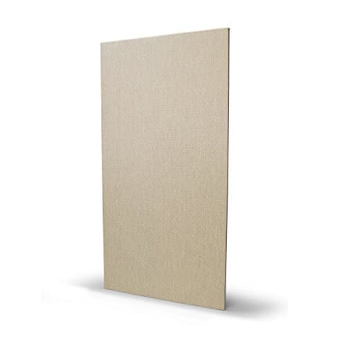 soundsulate Acoustical Sound Absorbing Poly Wall Panels, Beige, 1" x 24" x 48", 6# density Lot of 10 (Natural)