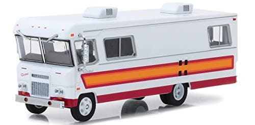 DIECAST 1:64 HD Trucks Series 13-1972 Condor II RV (White with Orange, RED and Maroon Stripes) 33130-B by GRENELIGHT