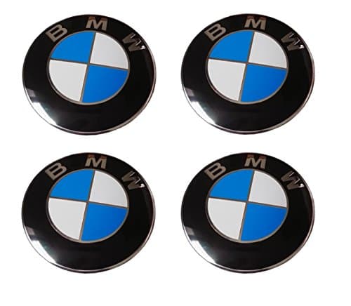 Wheel Center Hub Cap Cover Emblem Badge Sets of 4 for E36 E38 E39 E46 E53 E60 E61 E63 E64 E65 E66 E70 E71 E72 E82 E83 E85 E86 E88 E89 E90 E91 E92 E93 F01 F02 F07