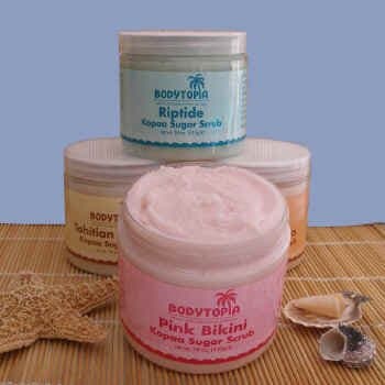 Aloha Lei Kopaa Sugar Scrub by Bodytopia, Coco Mango