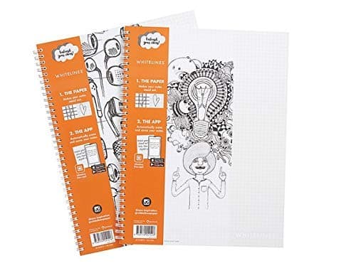 Whitelines Link A4 Squared Notebook 80gsm Paper (Multipack) (Pack of 6)
