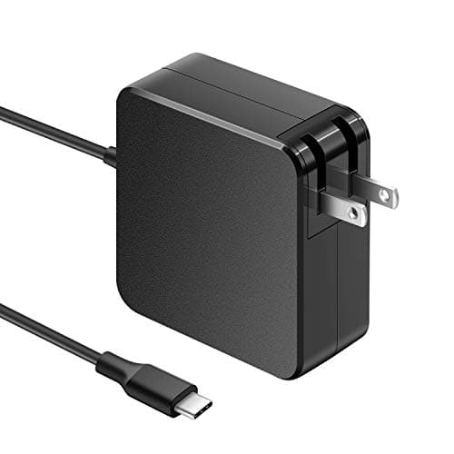 POWSEED 65W USB C Type C Replacement Charger PD Power Delivery AC Adapter for MacBook Pro HP Dell Toshiba Lenovo Acer Samsung LG Huawei Xiaomi Laptops Tablets and Smart Phone with Type-C/USB-C