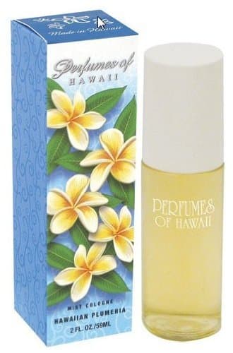 Perfumes of Hawaii Cologne 2 oz. Bottle Plumeria