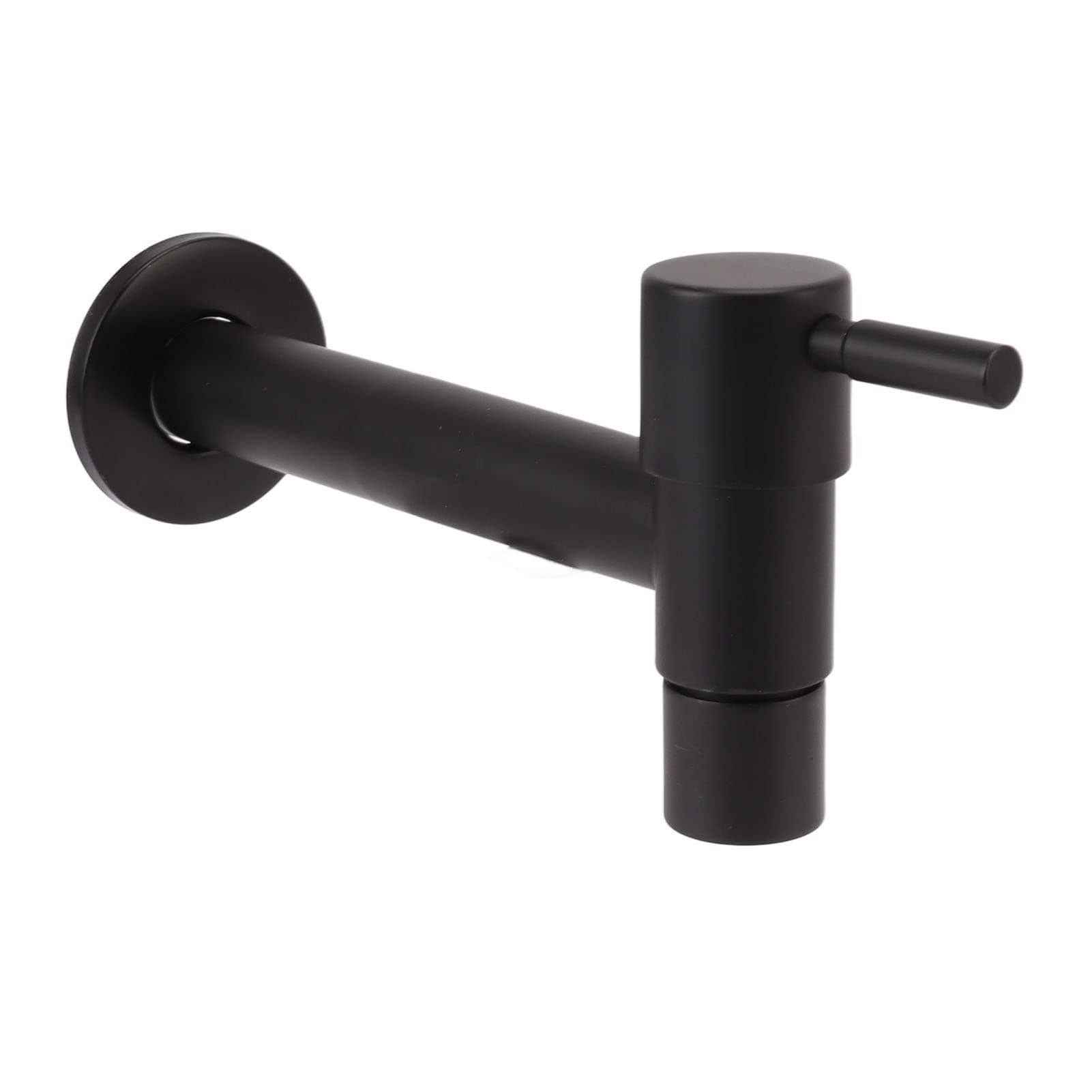 G1/2 Wall Mounted 304 Stainless Steel Single Handle Cold Water Tap for Bathroom Garden Balcony Outdoor Hotel Club (for Mop Pool)