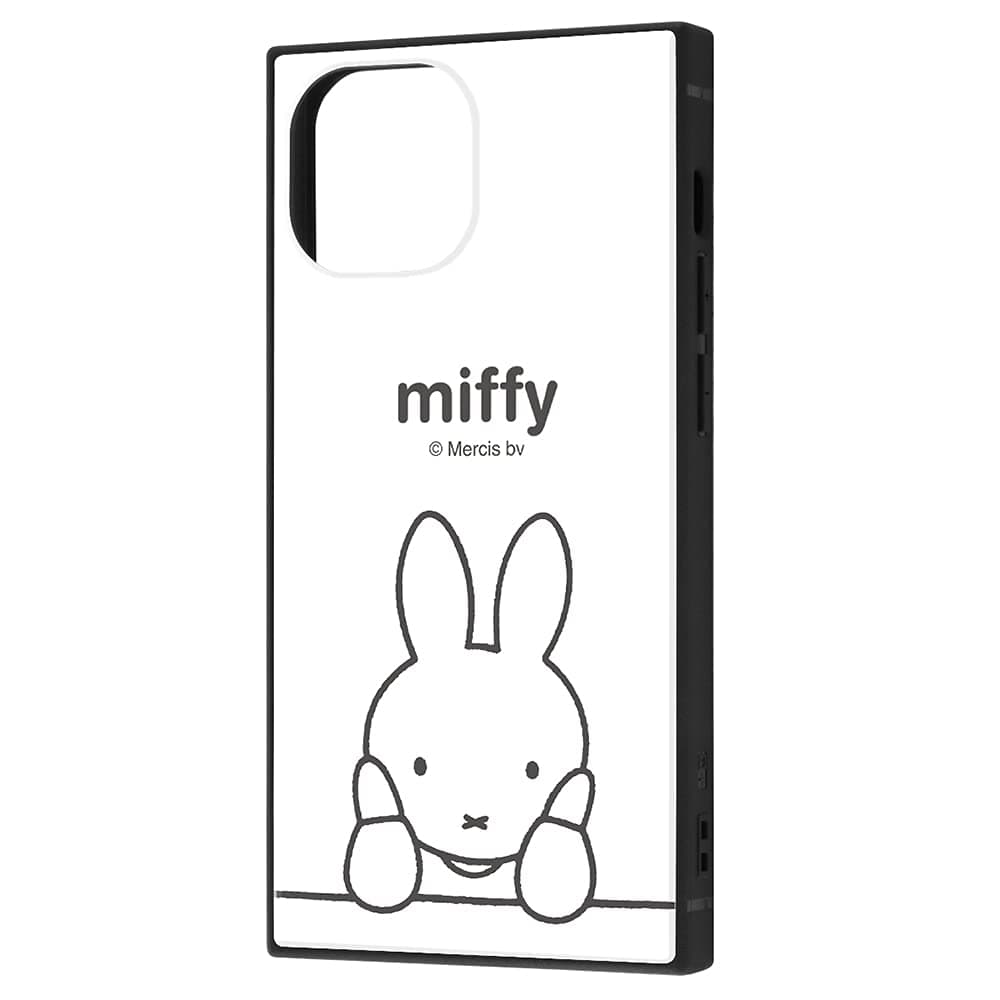 Inglem iPhone 13 Mini/iPhone 12 Mini Case, Shockproof, Cover, KAKU Miffy Thinking_1