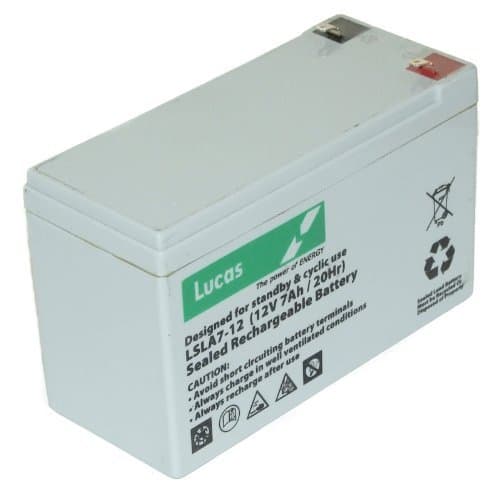 Lucas Battery 12v 7.0Ah Battery Fits Flymo CT250X Strimmer