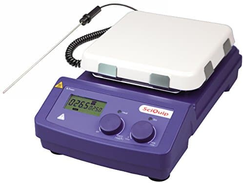 SciQuip GyroStir 550H Magnetic Hotplate Stirrer - Digital Hotplate Magnetic Stirrer complete with temperature probe