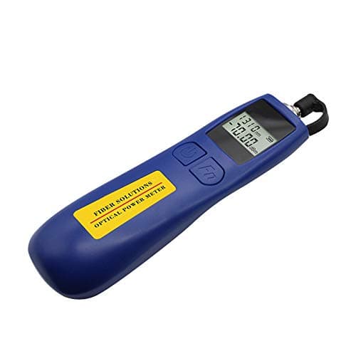 TL537 Optical Power Meter — Fiber Light Meter -70~+10 dBm with 6 Calibrated Wavelengths, FC/SC/ST Universal Interface, 68g Lightweight Fiber Optic Tester for FTTH Splicing & Maintenance