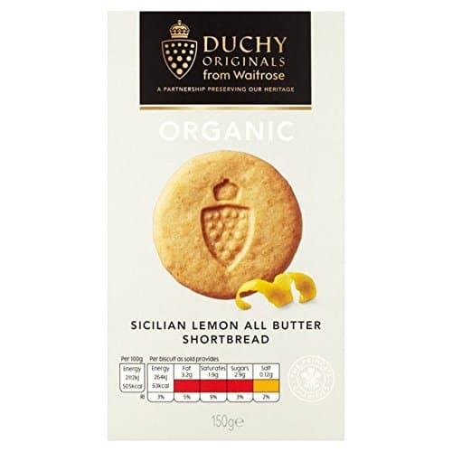 Duchy From Waitrose Organic Lemon Shortbread 150g