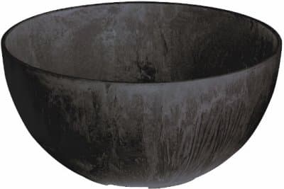NoveltyArtstone 4.81 in. H x 9.85 in. W x 9.85 in. D x 9.85 in. Dia. Resin/Stone Powder Napa Bowl Planter