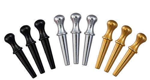 9 Pack of Solid Metal Cribbage Board Pegs