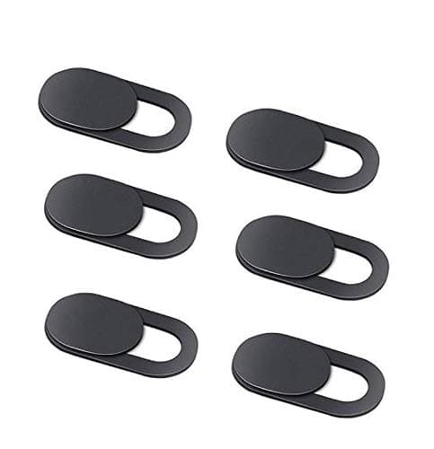 Webcam Cover Slider,Ultra Slim 0.039in Laptop Camera Cover 6 Pack Web Camera Cover Blocker for PC, Mac Mini, iMac, MacBook Pro, Computer, iPad, iPhone,Mobile Phone, Strong Adhesive Privacy Sticker