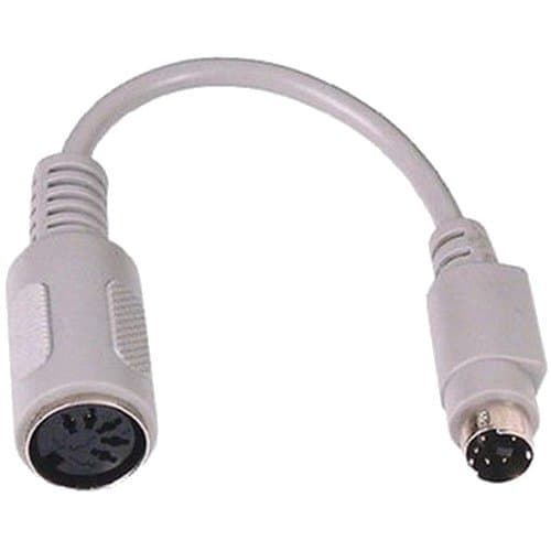 PS/2 Male to AT 5 Pin DIN Female Keyboard Adaptor Cable