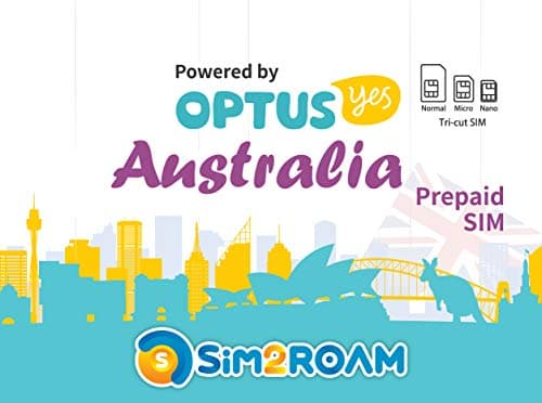 Australia Prepaid SIM Card Unlimited Calls/SMS + Internet Data(Optus Network) (20 Days_6GB)