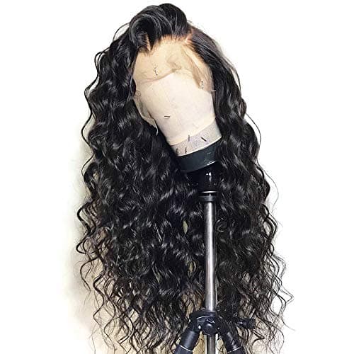 13x6 Lace Front Wig Loose Wave Deep Part Human Hair Wigs for Black Women Pre-plucked Lace Front Wigs with Baby Hair Natural Color 130% Density 22 inch