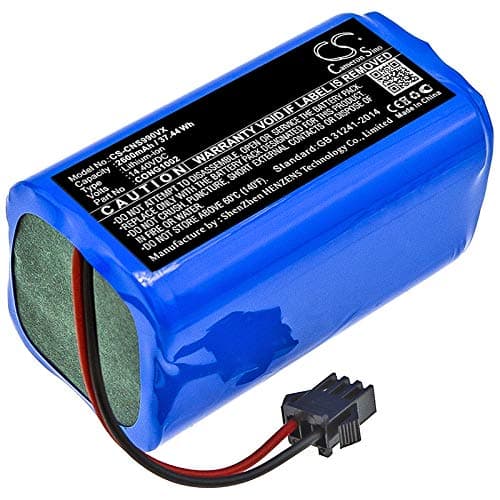 2600mAh/14.4V Replacement Battery for CECOTEC Conga 1090 Excellence Conga 950 Conga 1190 Excellence 990 Conga 990 CONG1002