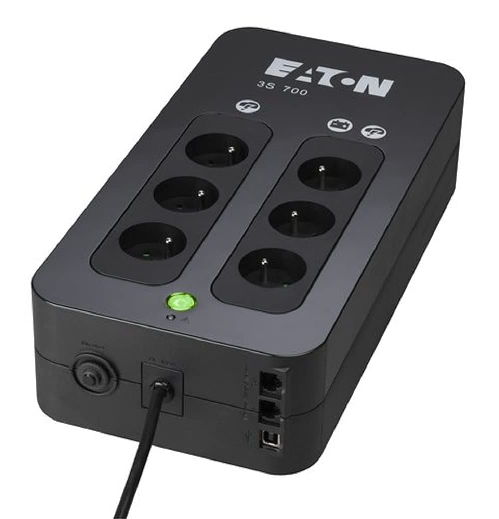 Eaton 3S 700 FR Off-line UPS 3S700FR 700VA Inverter (6 French Sockets)