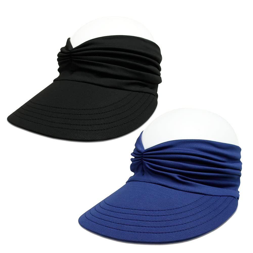 Sun Hat Women Sun Beach Visor Cap UV Protection with Wide Brim for Sports Beach Golf Hiking