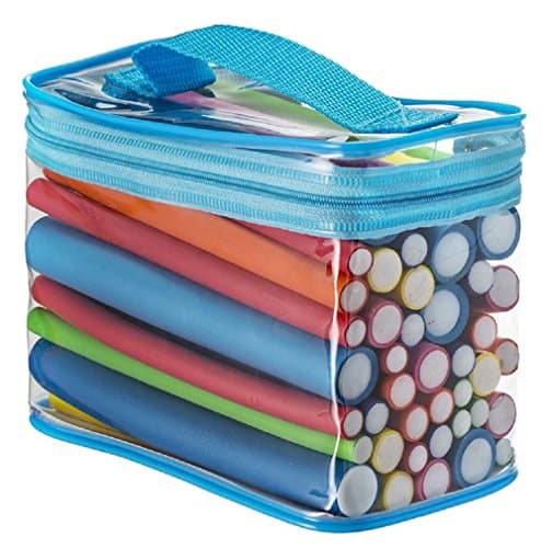 littlebrush LB-42pcs 7 Style Hair Curler Flexi rods Soft Foam Bendy Hair Roller Plastic Hair Curling Magic DIY Styling Stick Tool for Hairstyle